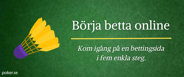 Börja betta online steg för steg