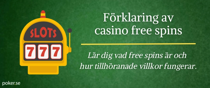 Förklaring av casino free spins