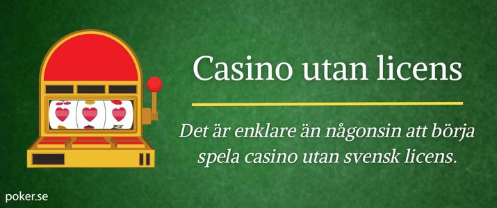 Så spelar du casino utan licens