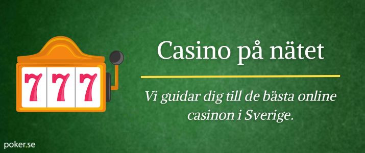 Vi guidar dig till bästa casinon på nätet