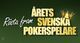 Vem är  Årets svenska pokerspelare 2009?