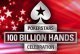 PokerStars närmar sig hand 100 miljarder