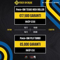 Detta är vad som har hänt under vecka 2 av Poker-SM Online