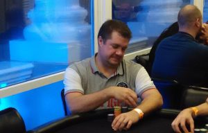 Albert Rolander, poker-SM live 2016, Main Event Dag 1A