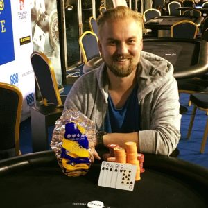Henrik Johansson, vinnare av Sviten Special, poker-SM live 2016