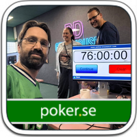 Martin Hummel spelade poker i 76 timmar i sträck